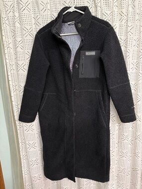 Columbia Black Sherpa Long Puffer Coat